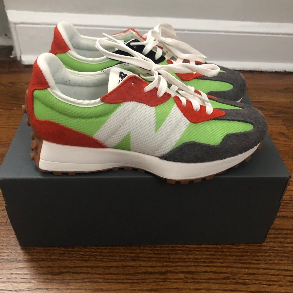 New Balance 327 Lime/Orange Men’s size 8